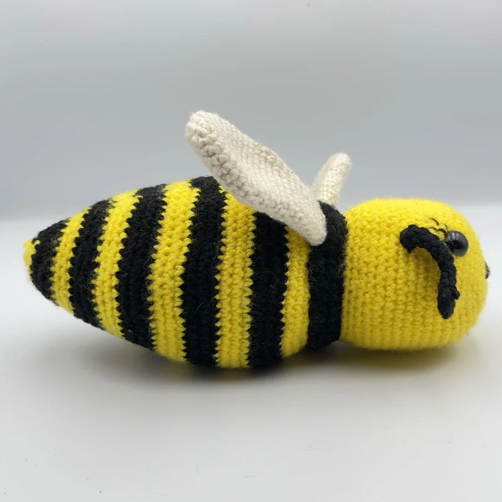 Handmade Crochet Bumble Bee Plushie 11